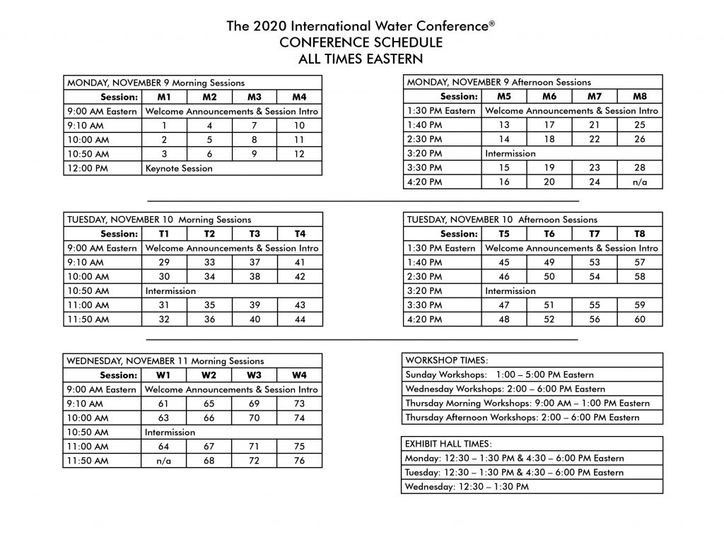 Technical Program – ESWP